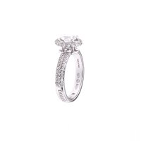 Ringe Damiani Dame Minou Full Pavé form in Weißgold Diamante 0.51 Ct 81091840 - 81091840